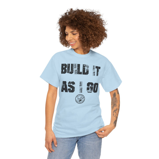 "Dream It, Build It, Repeat" The Scoopes Farm and Media Construction Crew T-Shirt
