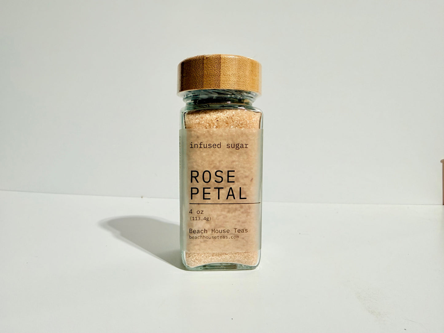 Rose Petal infused artisan culinary sugar
