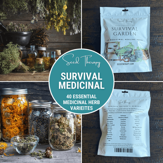 Survival Garden Combo – 40 Vegetable & 40 Medicinal Herb Varieties