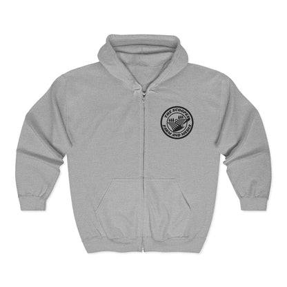 The Scoopes Farm and Media Full Zip Hooded Sweatshirt