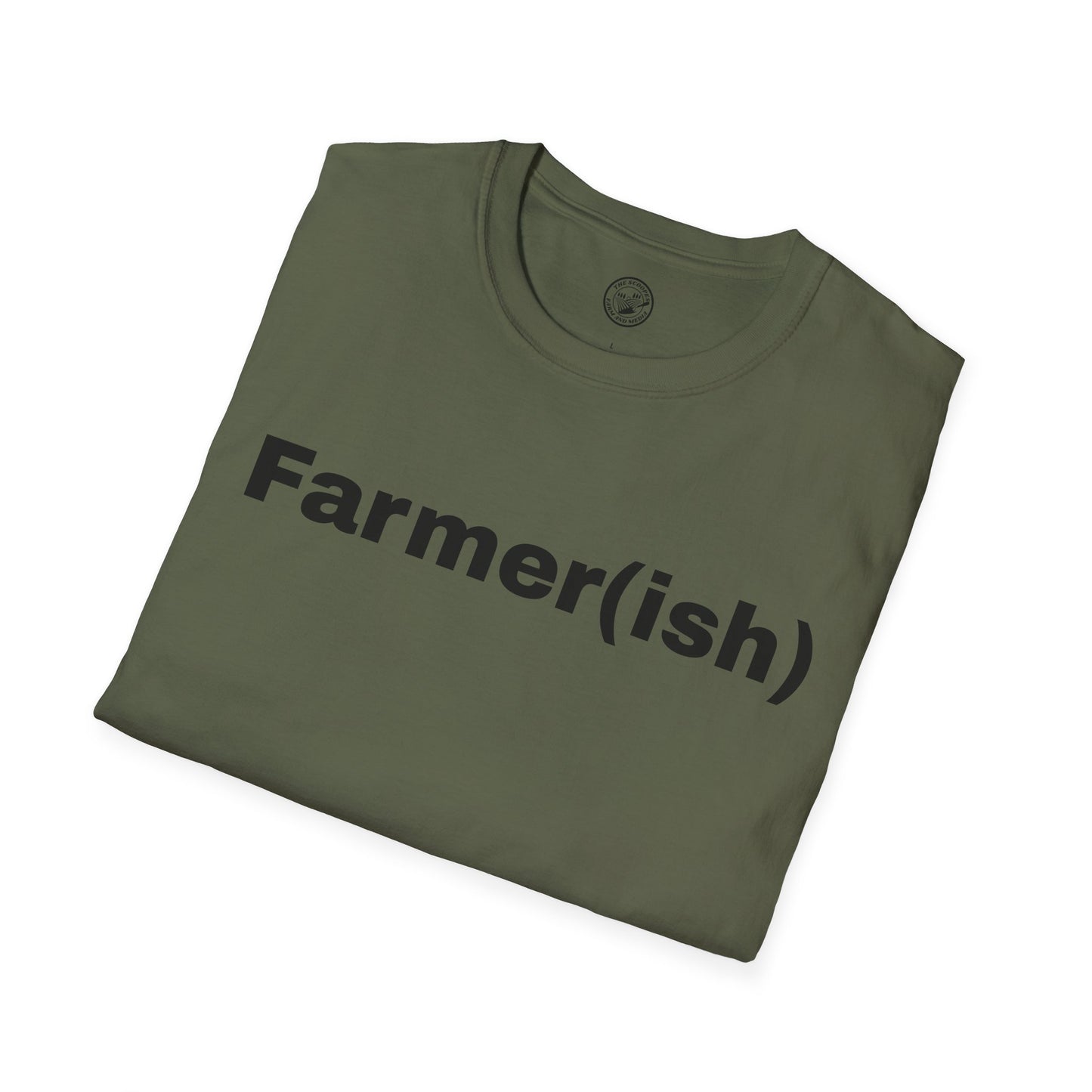 Farmer(ish) T-Shirt Scoopes Farm and Media