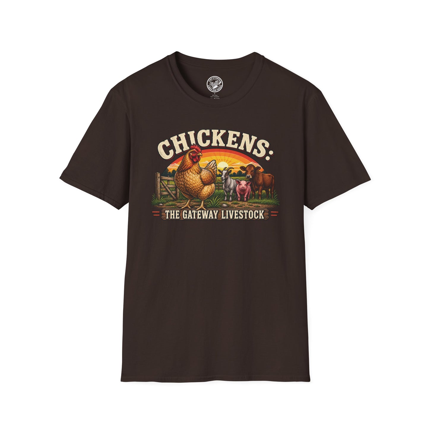Chickens: The Gateway Livestock T-Shirt