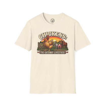 Chickens: The Gateway Livestock T-Shirt
