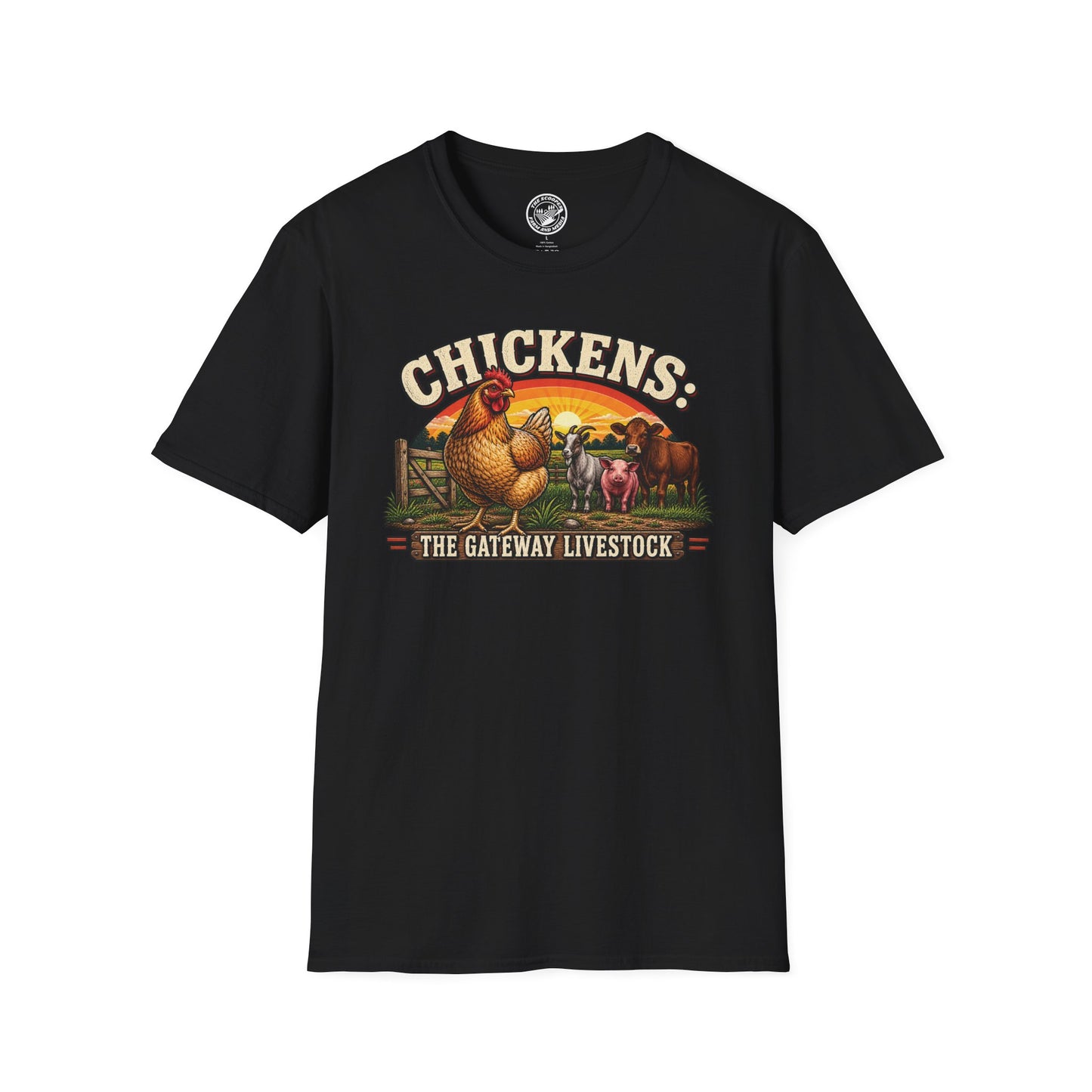 Chickens: The Gateway Livestock T-Shirt