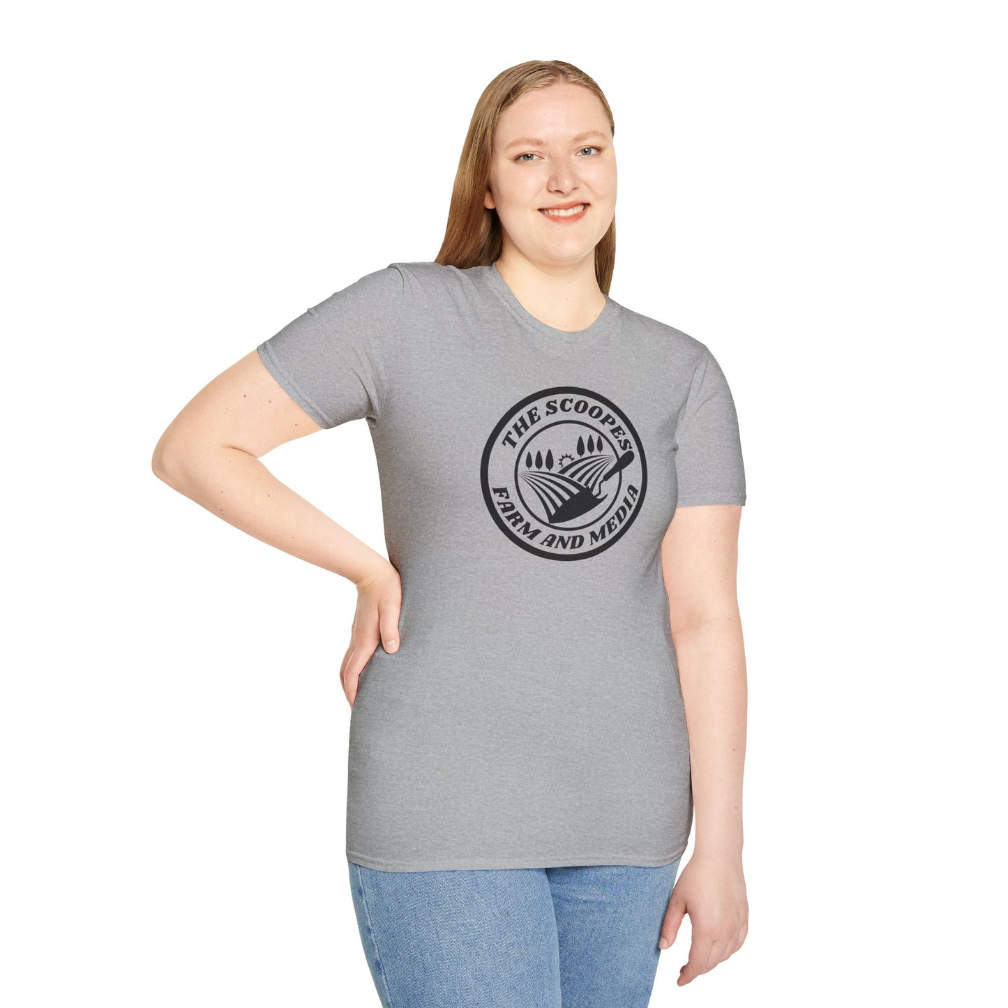 The Scoopes Farm and Media Unisex Softstyle T-Shirt