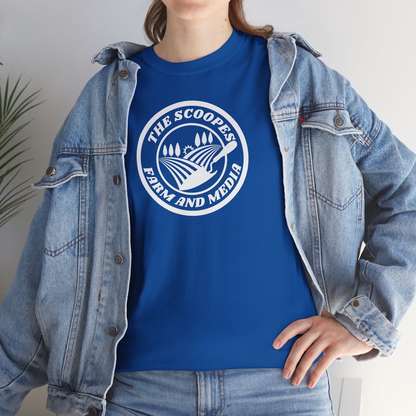 The Scoopes Farm and Media Unisex Heavy Cotton Tee