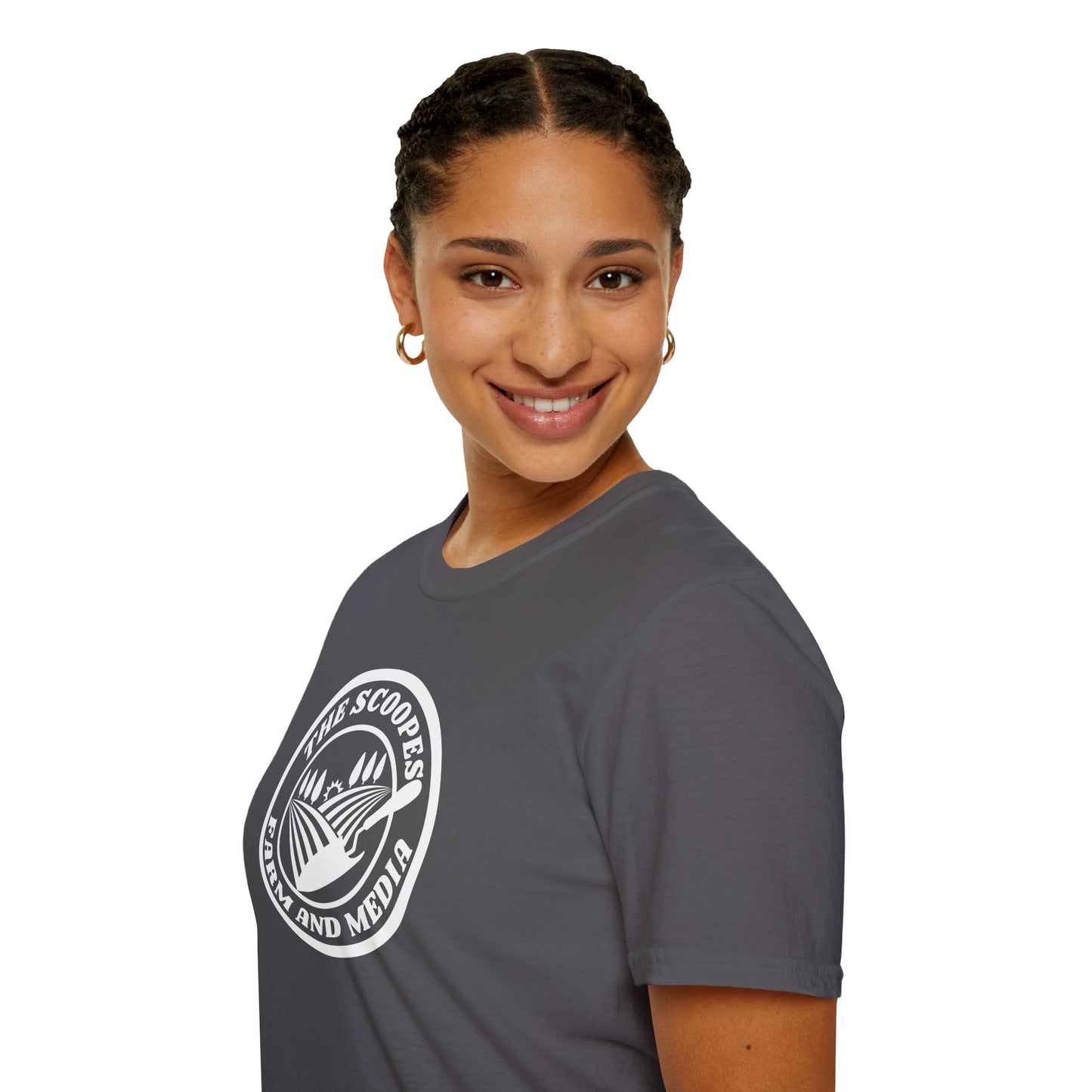 The Scoopes Farm and Media Unisex Softstyle T-Shirt