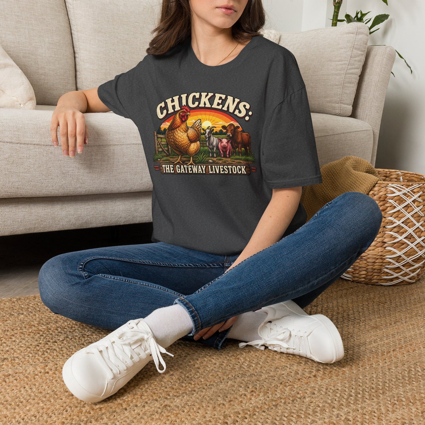 Chickens: The Gateway Livestock T-Shirt