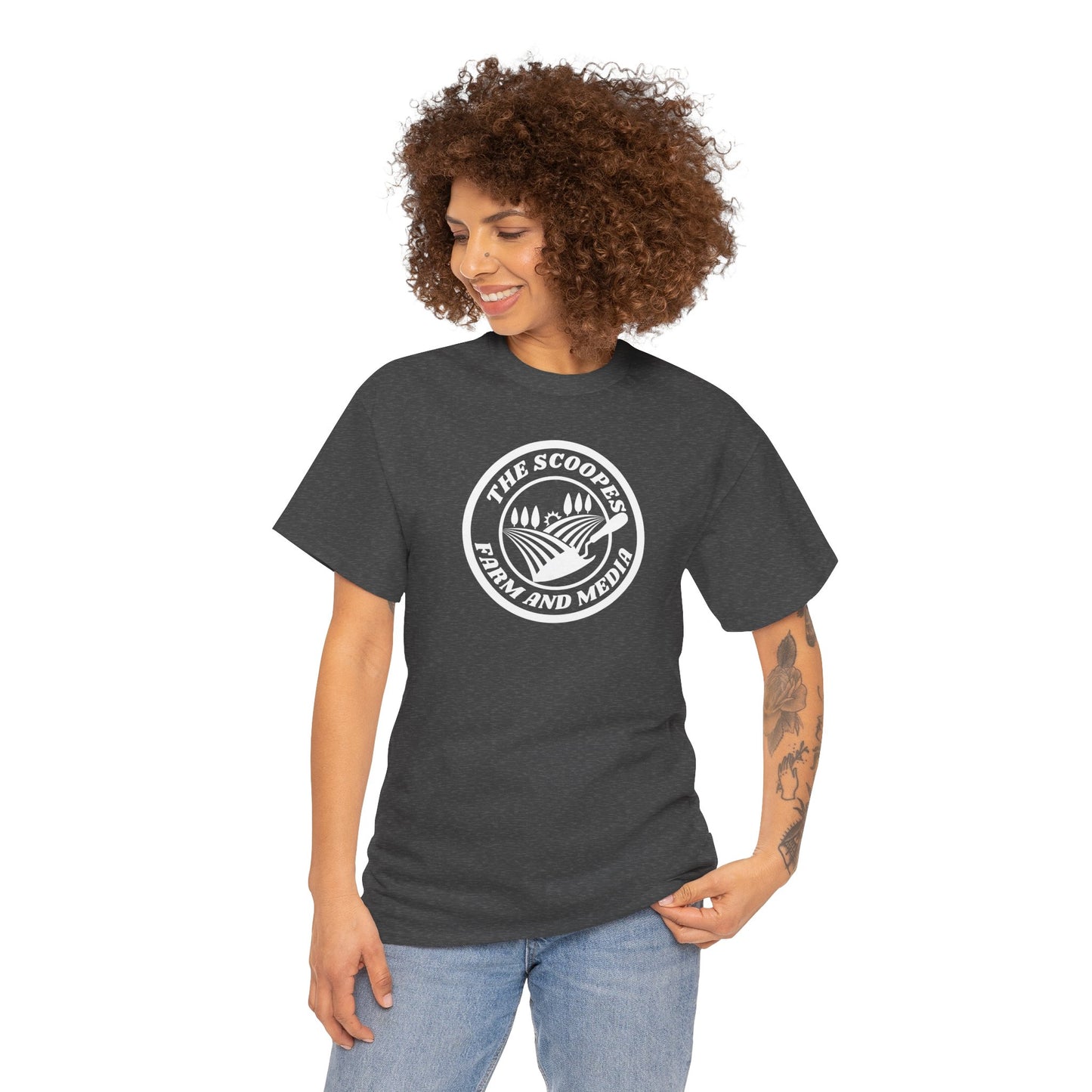 The Scoopes Farm and Media Unisex Heavy Cotton Tee