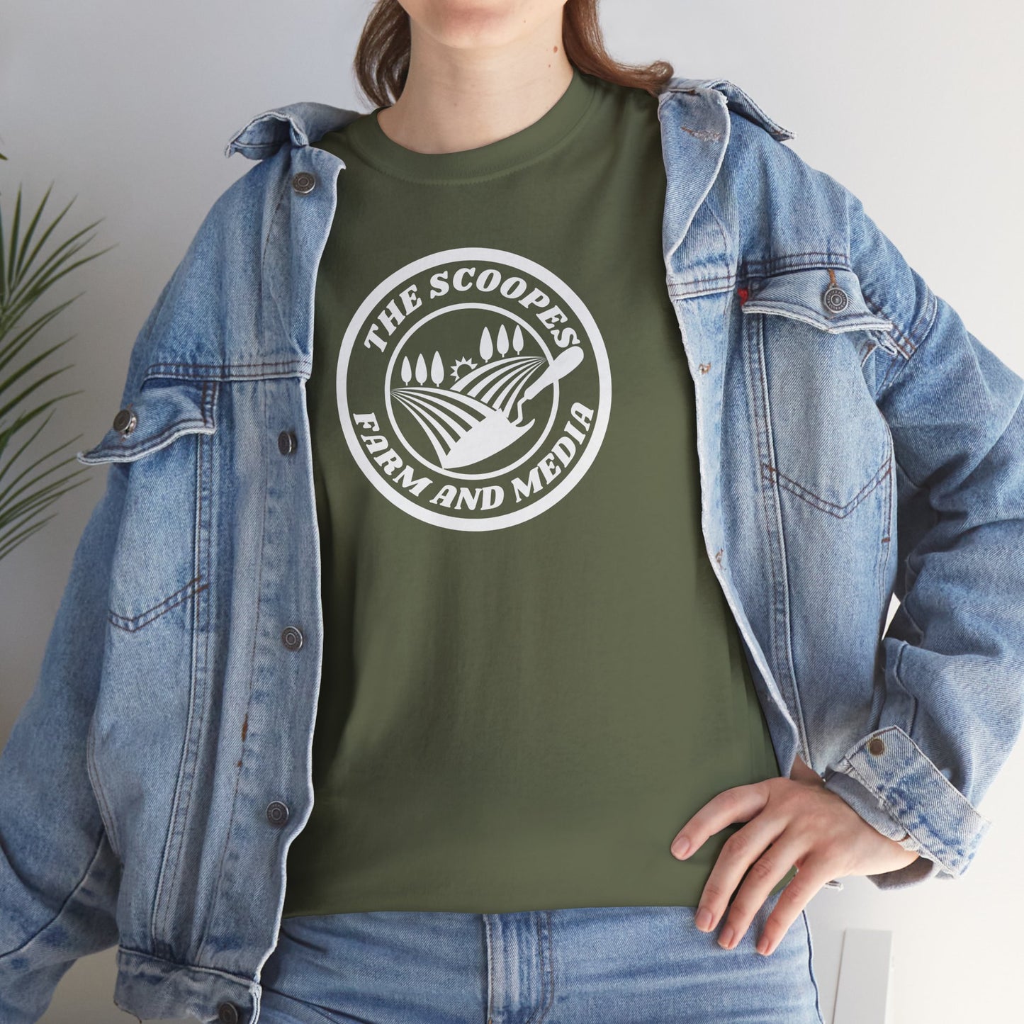 The Scoopes Farm and Media Unisex Heavy Cotton Tee