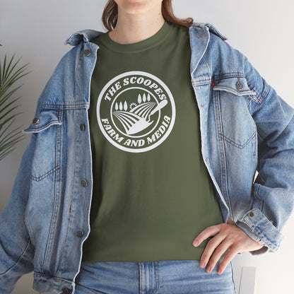 The Scoopes Farm and Media Unisex Heavy Cotton Tee
