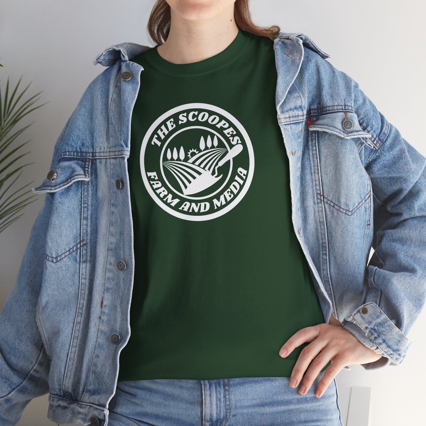 The Scoopes Farm and Media Unisex Heavy Cotton Tee