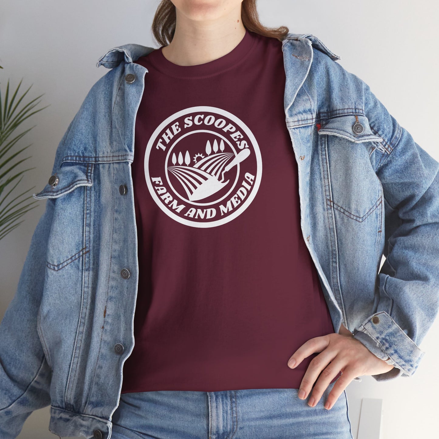 The Scoopes Farm and Media Unisex Heavy Cotton Tee