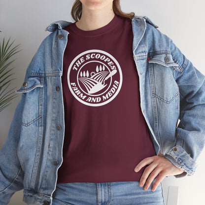 The Scoopes Farm and Media Unisex Heavy Cotton Tee