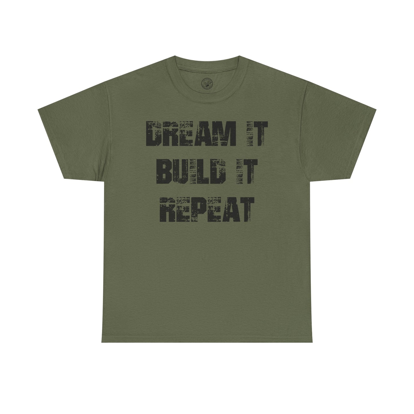 "Dream It, Build It, Repeat" The Scoopes Farm and Media Construction Crew T-Shirt