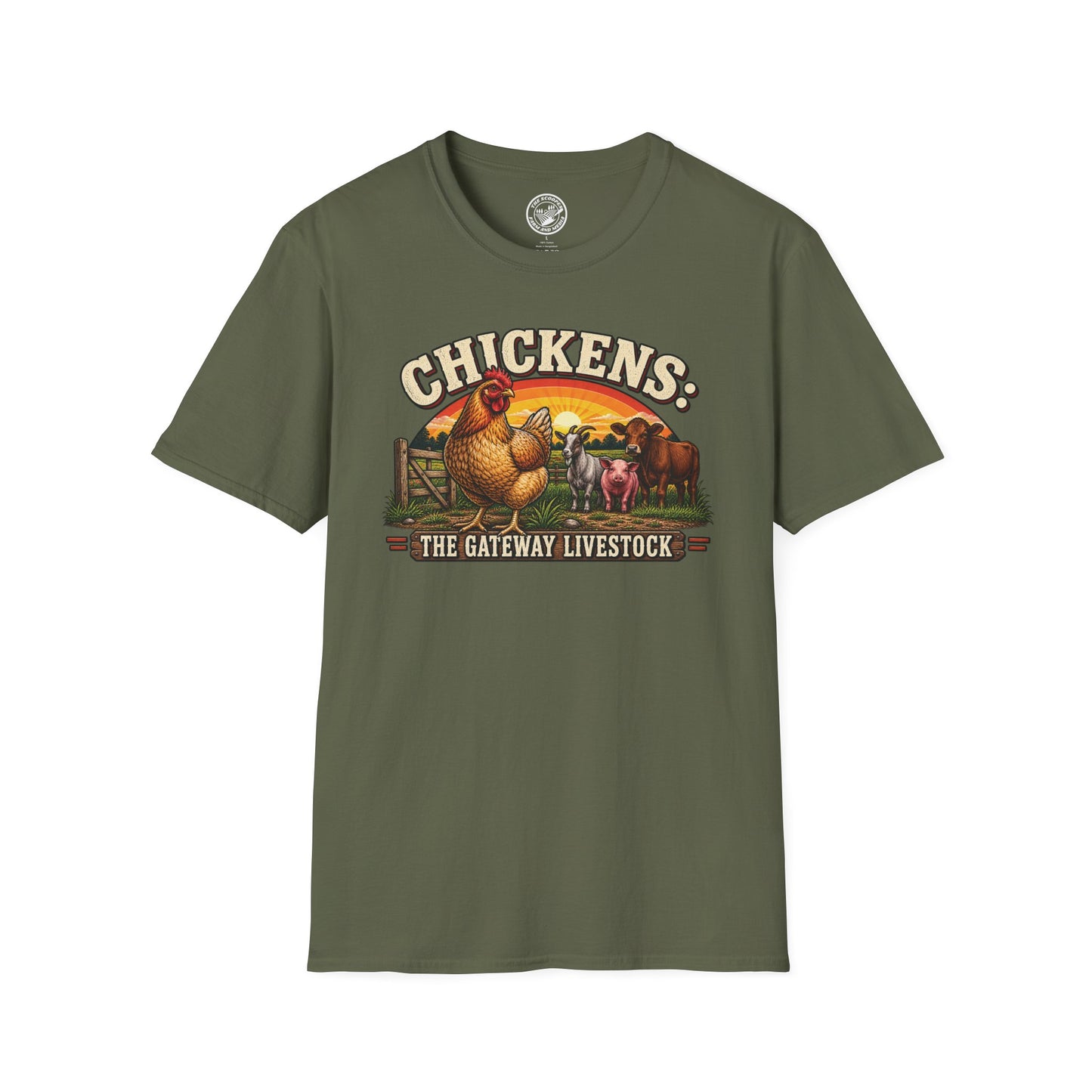 Chickens: The Gateway Livestock T-Shirt