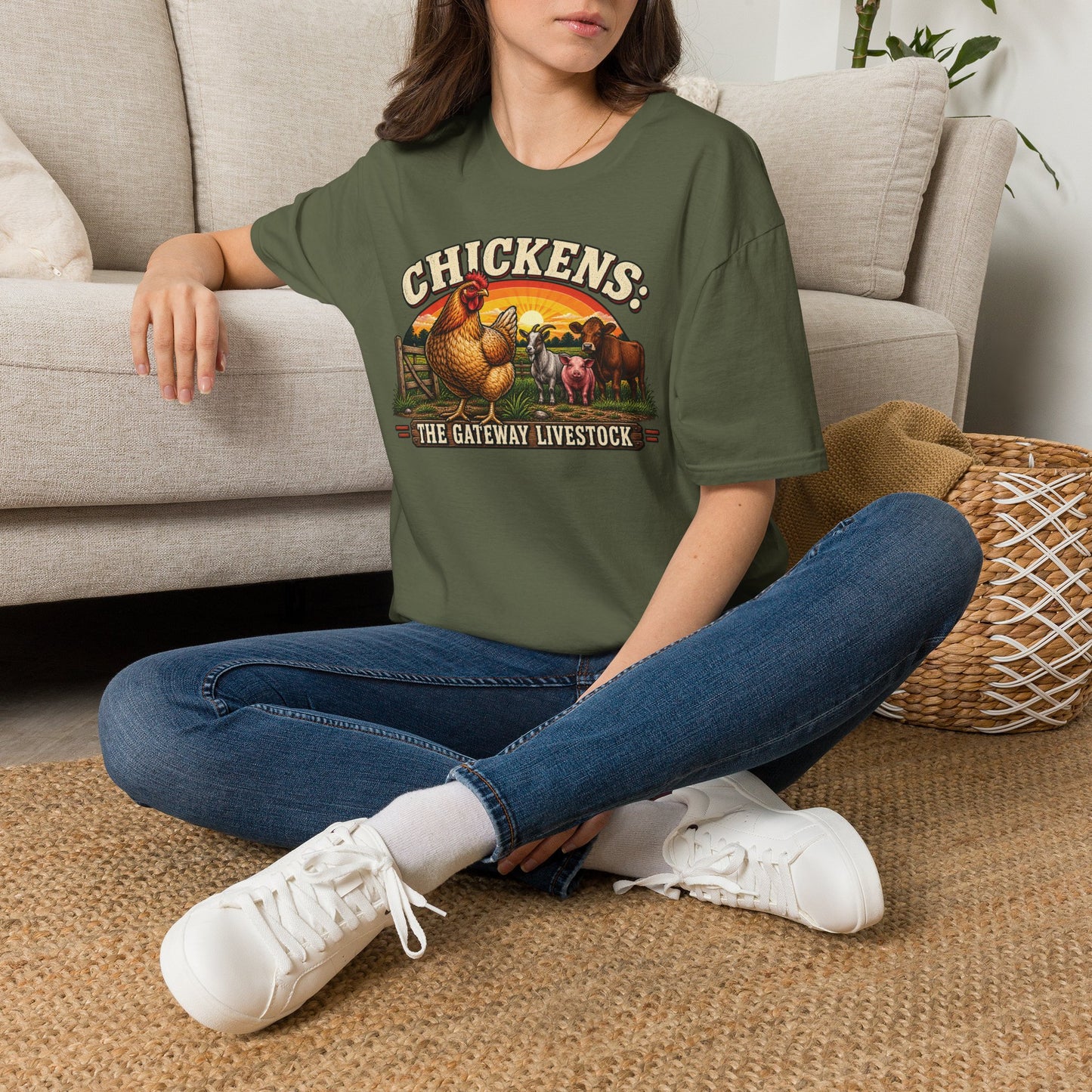 Chickens: The Gateway Livestock T-Shirt