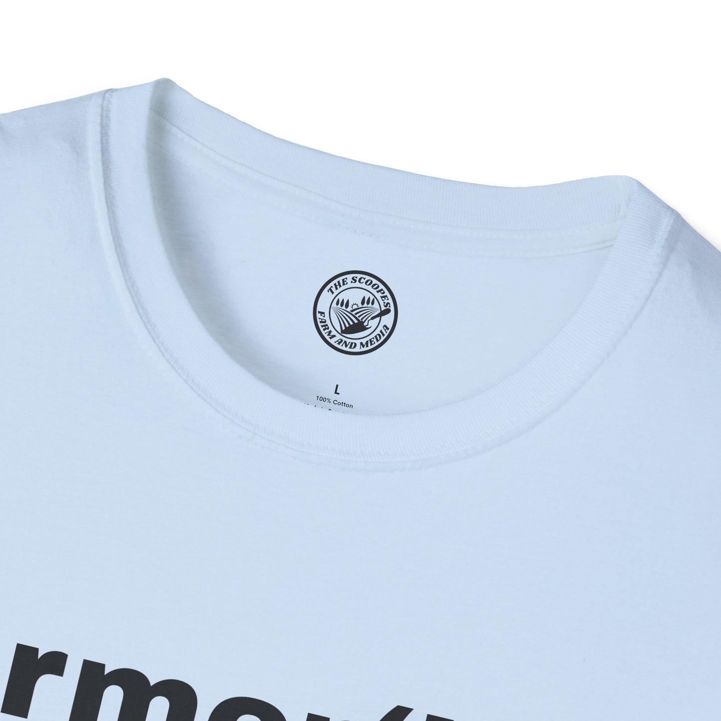Farmer(ish) T-Shirt Scoopes Farm and Media
