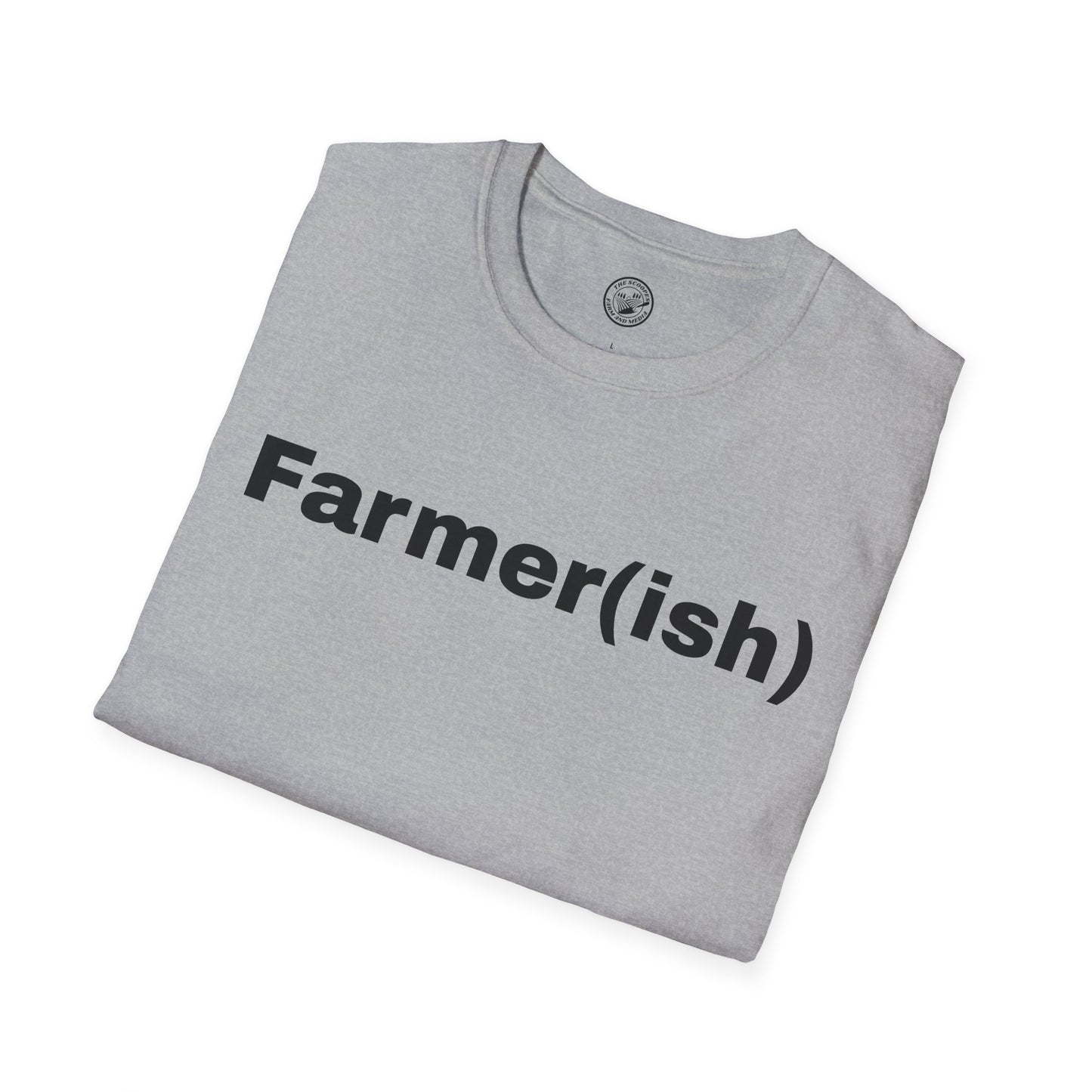 Farmer(ish) T-Shirt Scoopes Farm and Media