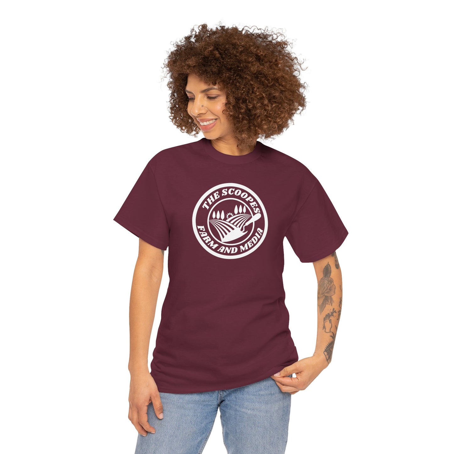 The Scoopes Farm and Media Unisex Heavy Cotton Tee