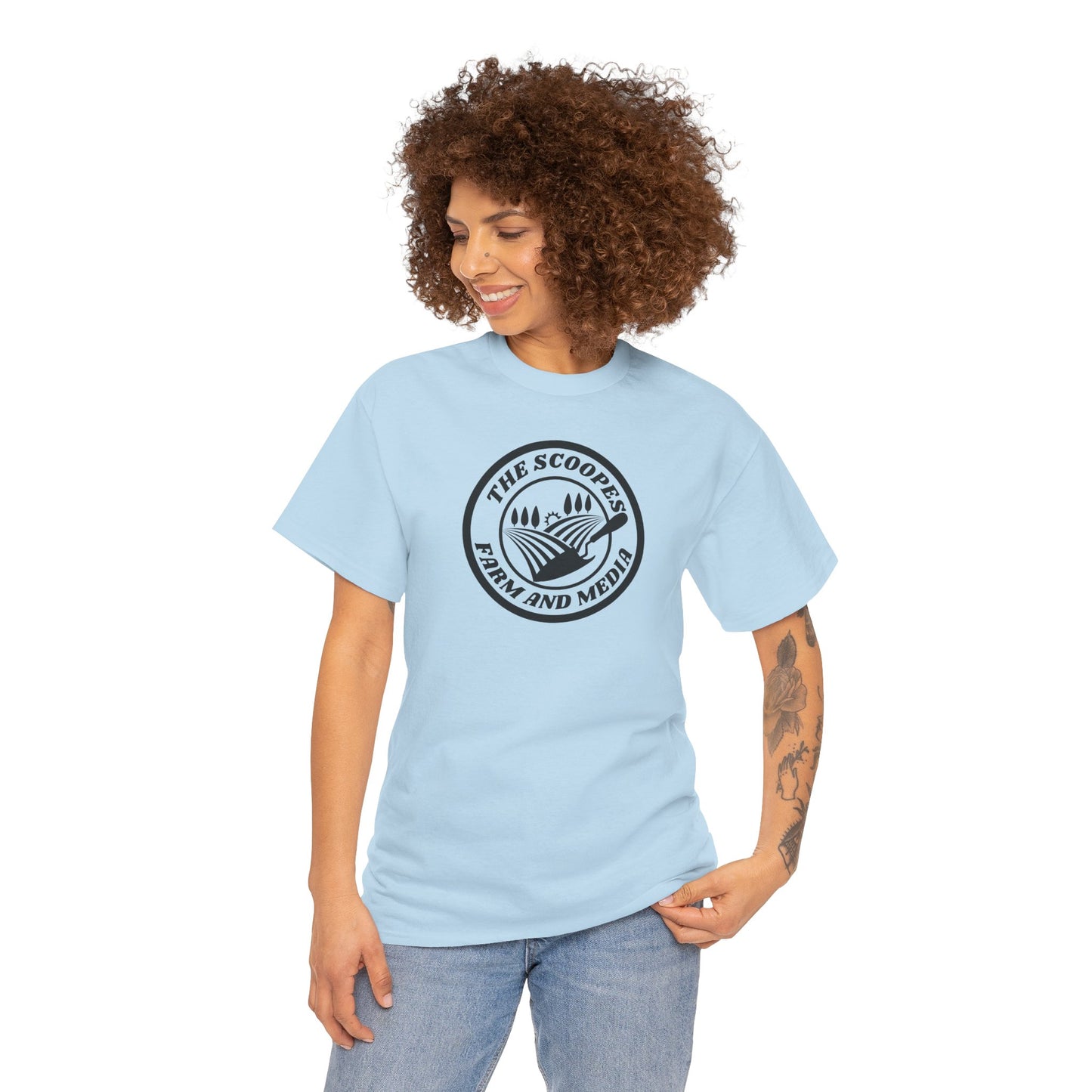 The Scoopes Farm and Media Unisex Heavy Cotton Tee