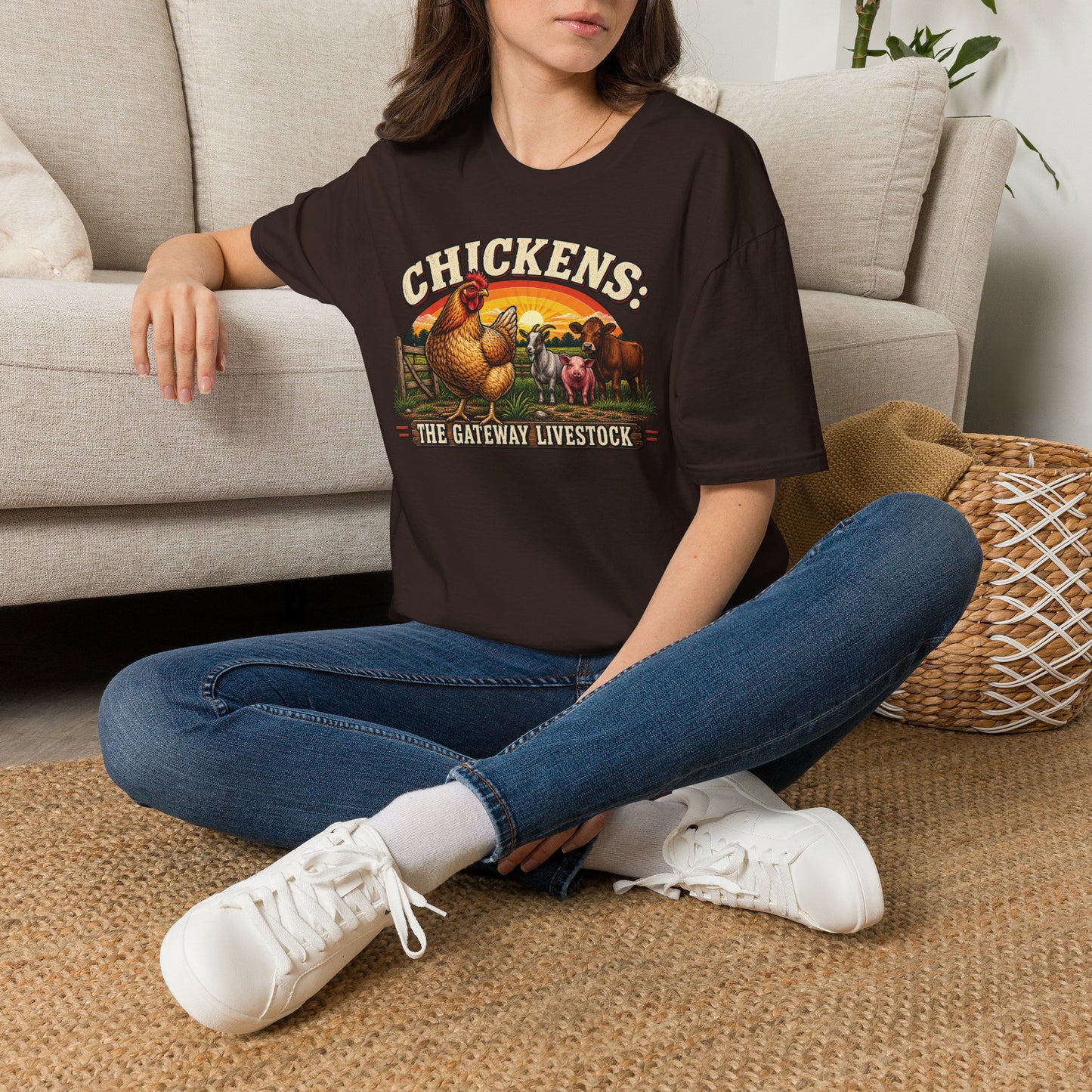 Chickens: The Gateway Livestock T-Shirt