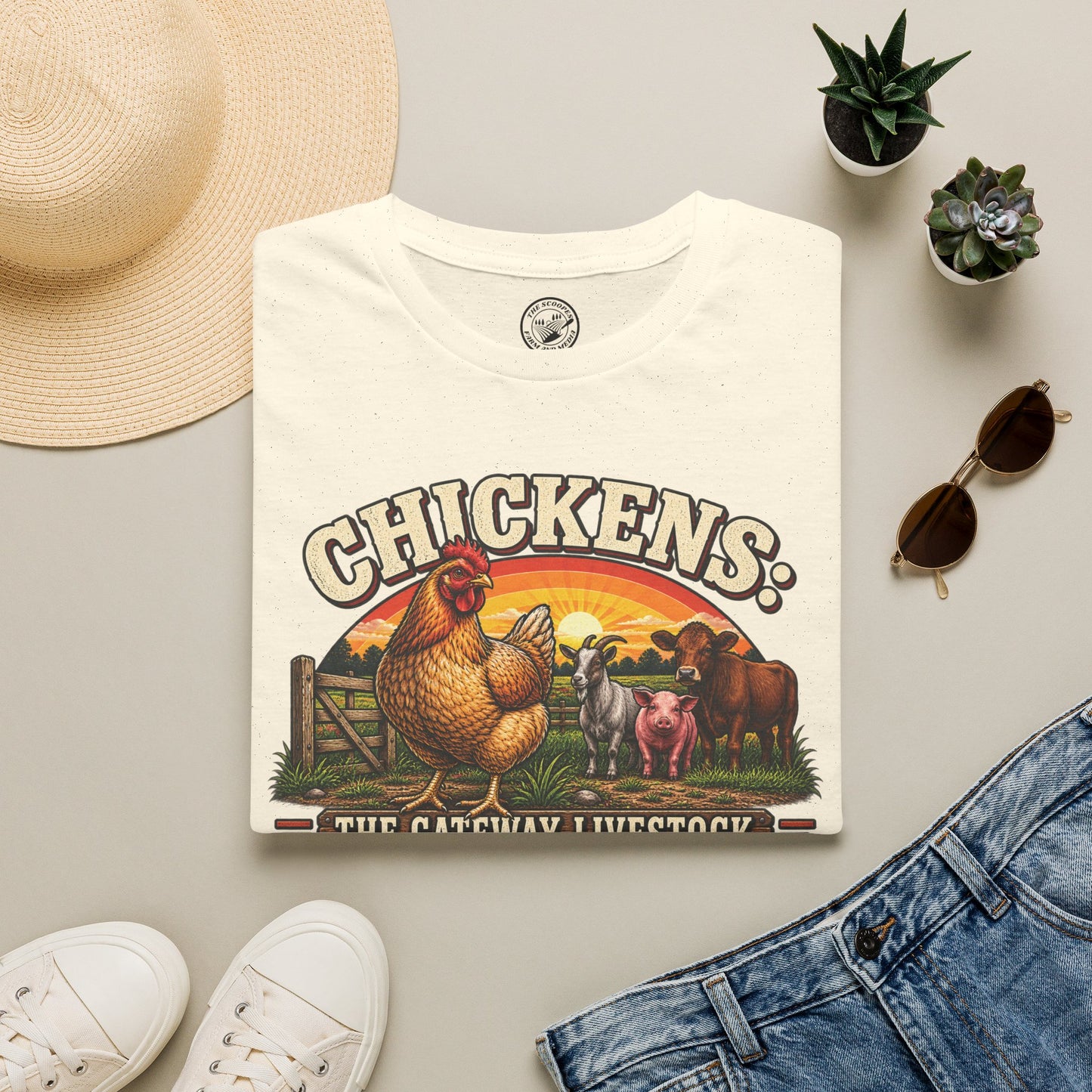Chickens: The Gateway Livestock T-Shirt