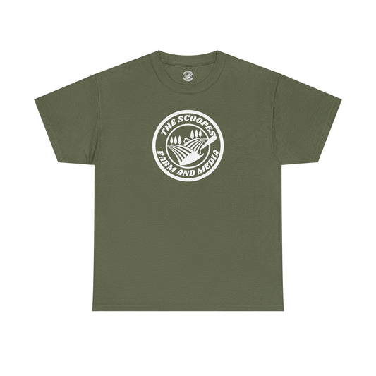 The Scoopes Farm & Media Logo T-Shirt – Unisex Heavy Cotton Tee