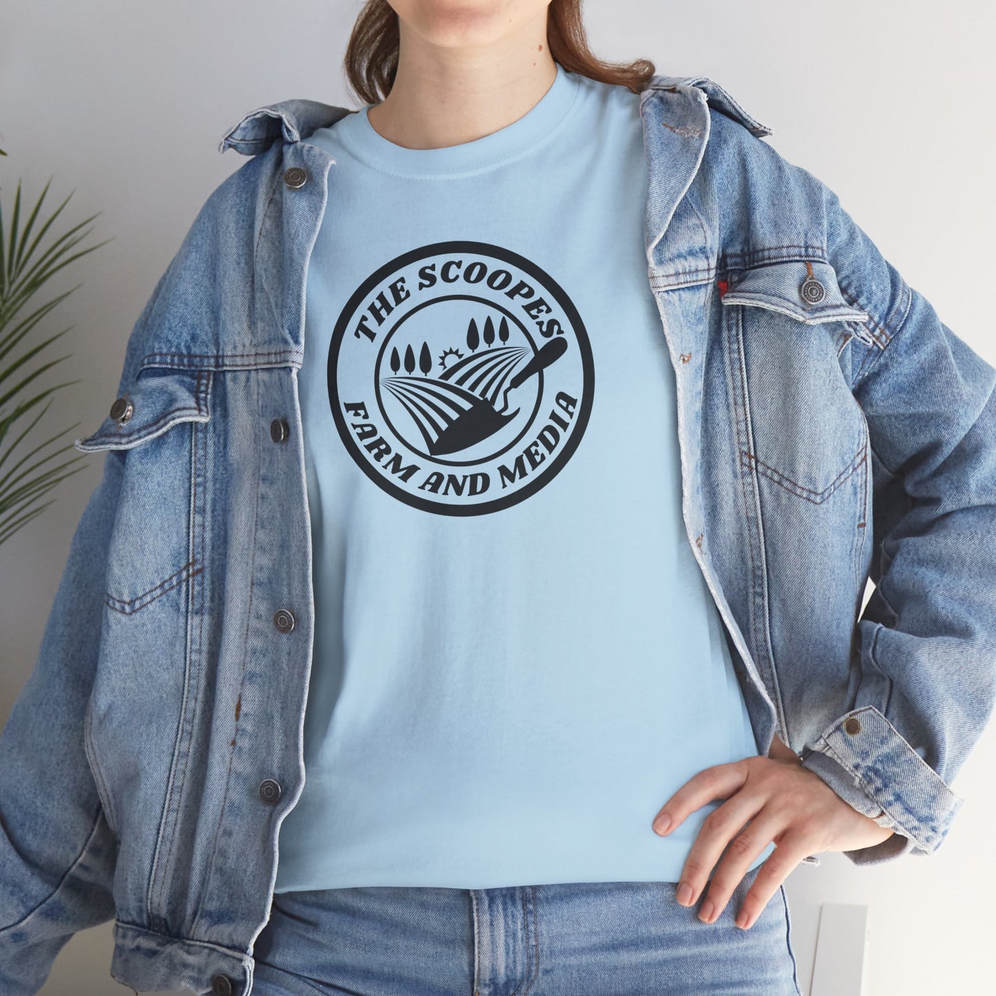 The Scoopes Farm and Media Unisex Heavy Cotton Tee