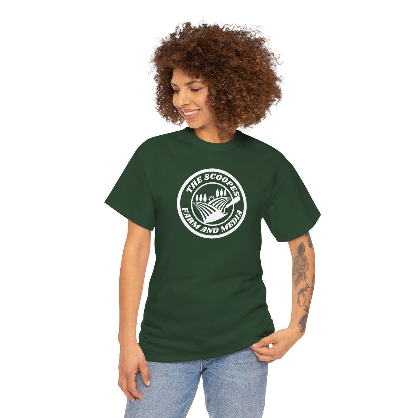 The Scoopes Farm and Media Unisex Heavy Cotton Tee