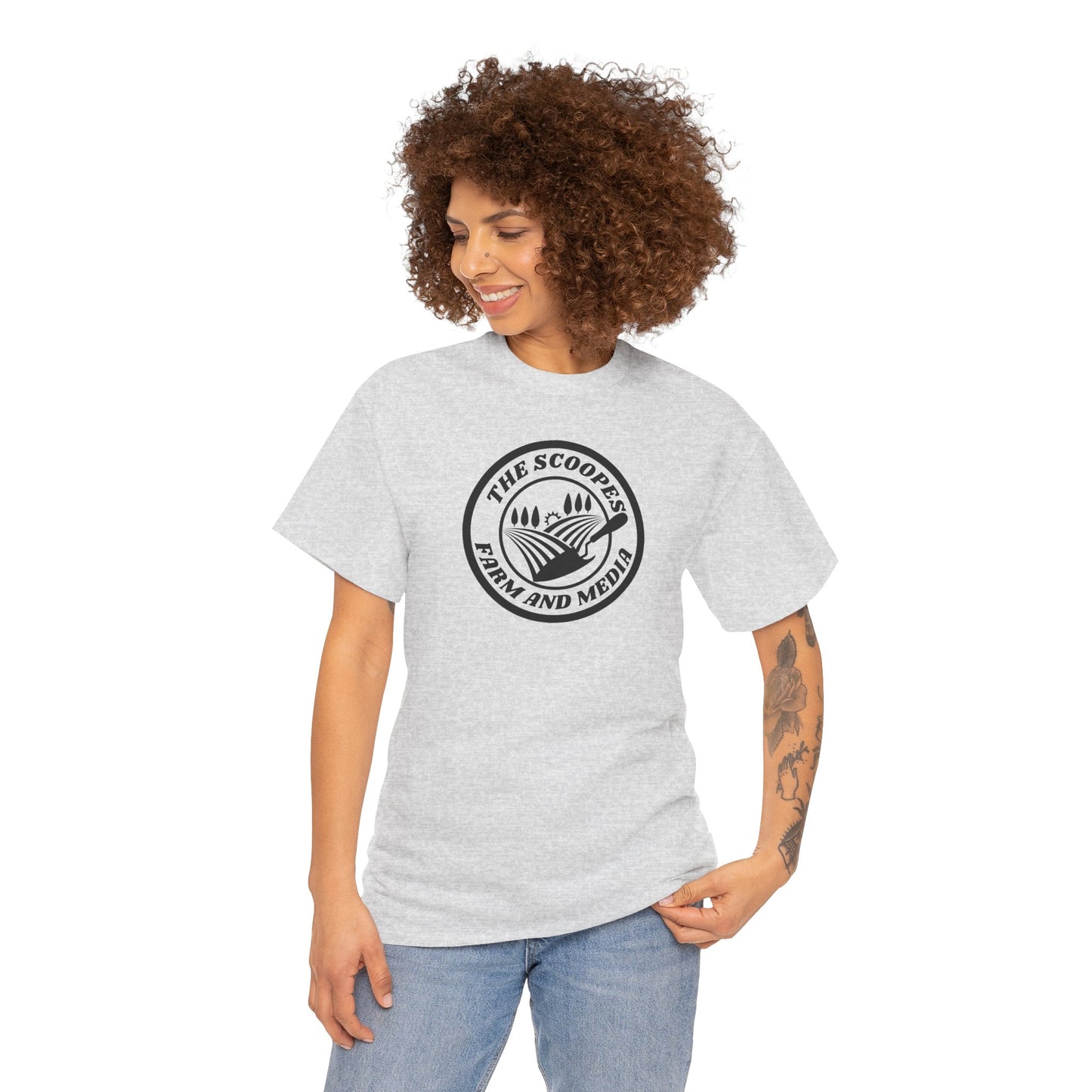 The Scoopes Farm and Media Unisex Heavy Cotton Tee